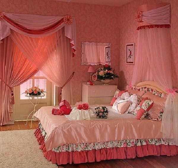 Pink-Home-Bedroom-Decoration-Ideas-Pics-Wallpaper-2015-New-Small-Cheap-House-Furniture-Show-Pieces-Scenery-Items